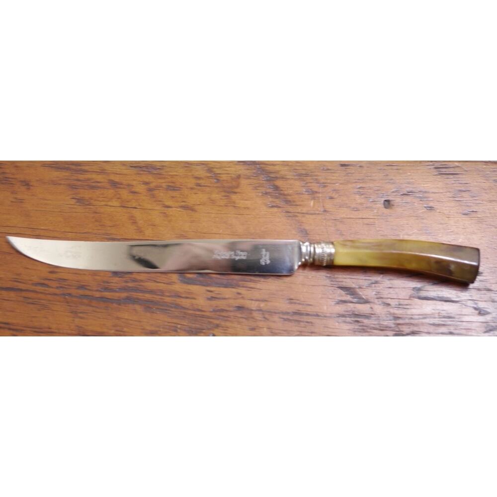 Vtg WASHINGTON FORGE Sheffield England Stainless Steel Carving Knife 8" Blade